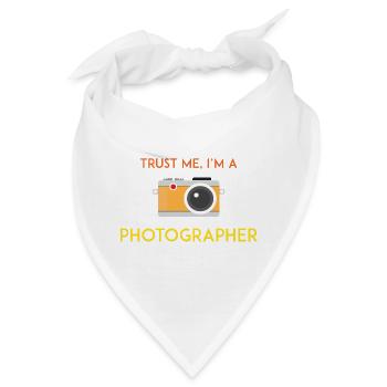 Vertrau mir, ich bin Fotograf - Bandana - Weiß - Vorne