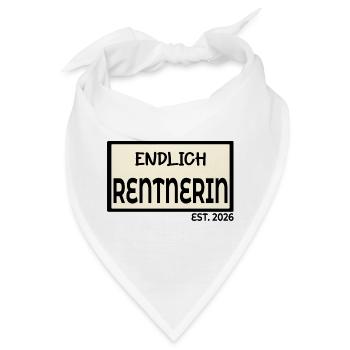 Oma Rentnerin - Rente 2026 - Bandana - Weiß - Vorne