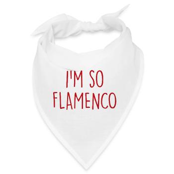 Flamenco Spain Spanien - Bandana - Weiß - Vorne