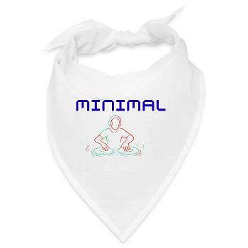 Minimal Beat - Bandana - Weiß - Vorne