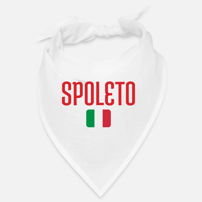 Spoleto Red Typeface with Italian Flag Bandana