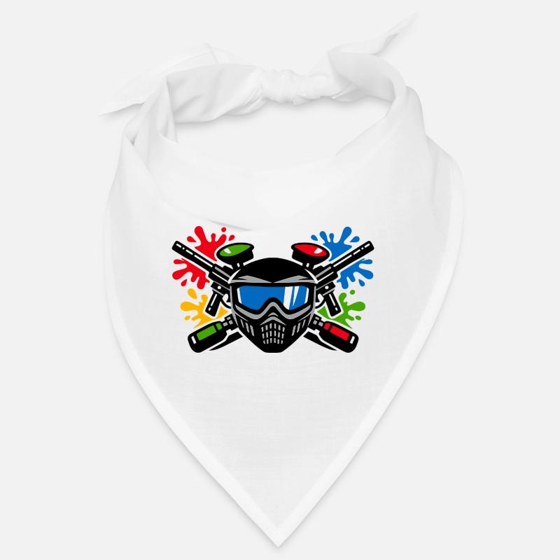 Graffiti helmet with paint splash Bandana