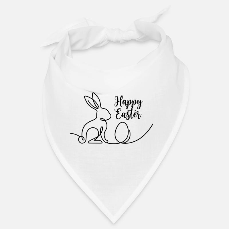 Happy Easter, Cute Bunny Easter Shirt Bandana
