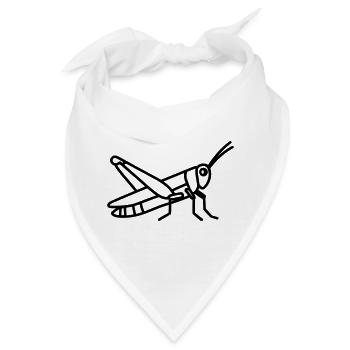 Heuschrecke - Bandana - Weiß - Vorne