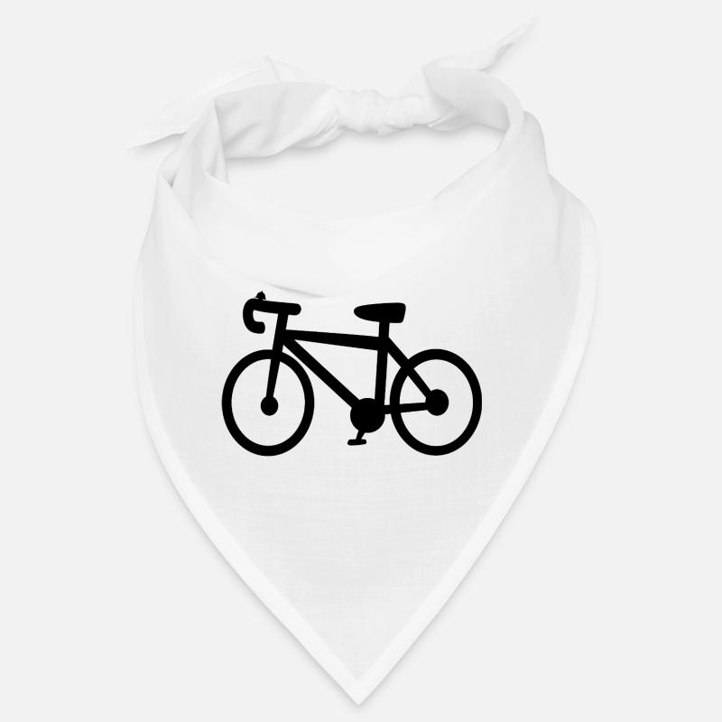 Minimal Bicycle Silhouette Bandana