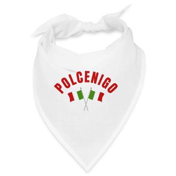 Polcenigo Emblem der italienischen Flagge - Bandana - Weiß - Vorne
