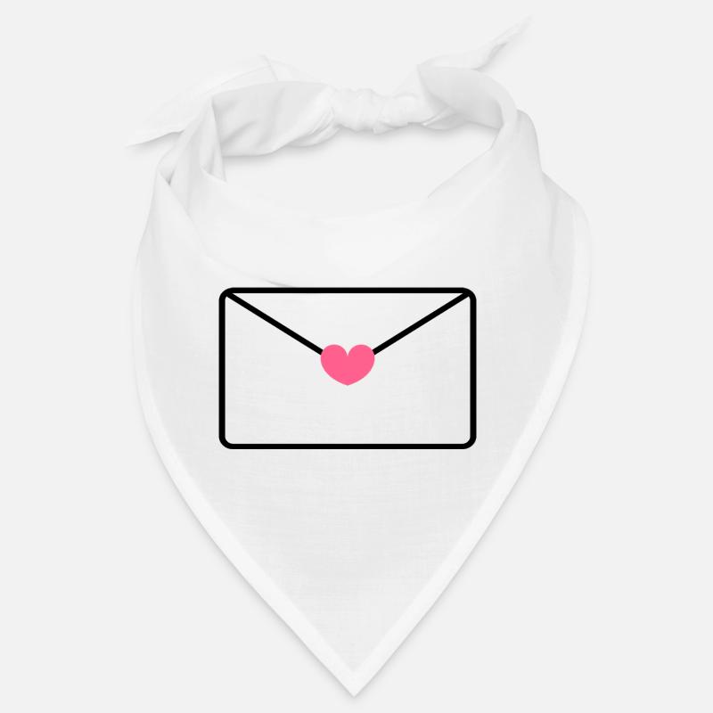 Envelope With Heart Bandana