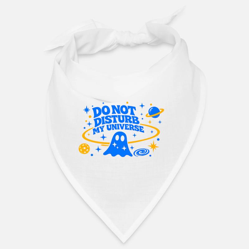 NE DÉRANGE PAS MON UNIVERS - Bandana - blanc
