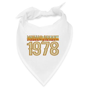 Originales Vintage-Logo 1978 - Bandana - Weiß - Vorne