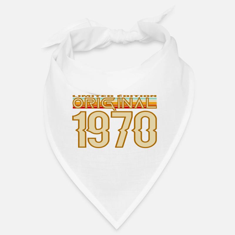 Original 1970 Retro Typography Bandana