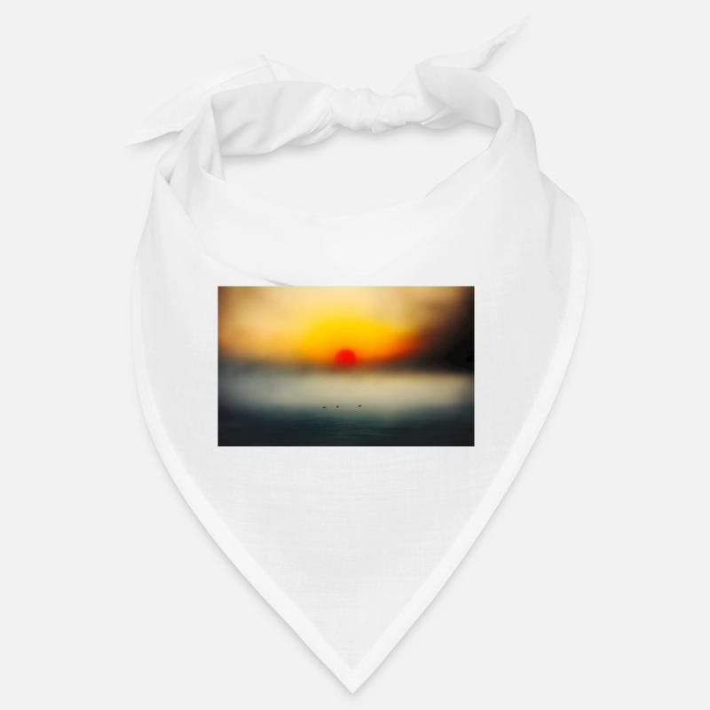 Abendstimmung am ruhigen Meer Bandana