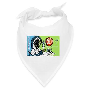 Anonymus der Geschichtenerzähler - Bandana - Weiß - Vorne