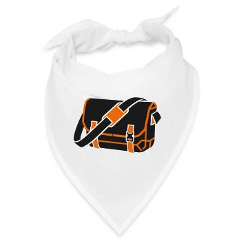Fahrrad Kuriertasche Icon - Bandana - Weiß - Vorne
