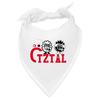 Ötztal Oetztal in Tirol - Bandana - Weiß - Vorne