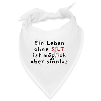 Ein Leben ohne Sylt ist möglich aber sinnlos - Bandana - Weiß - Vorne