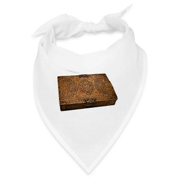 Ornamentiertes Blumenkorb Schatzkästchen - Bandana - Weiß - Vorne