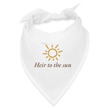 Erbe der Sonne. Erbe der Sonne - Bandana - Weiß - Vorne