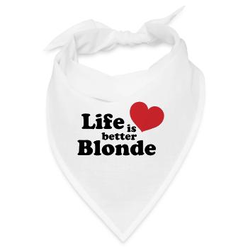 Blonde Life - Bandana - Weiß - Vorne