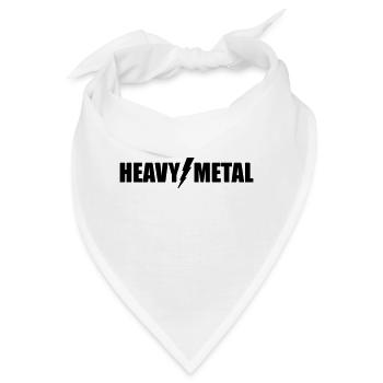 Heavy Metal - Bandana - Weiß - Vorne