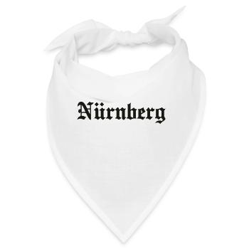 Nuernberg Nürnberg - Bandana - Weiß - Vorne