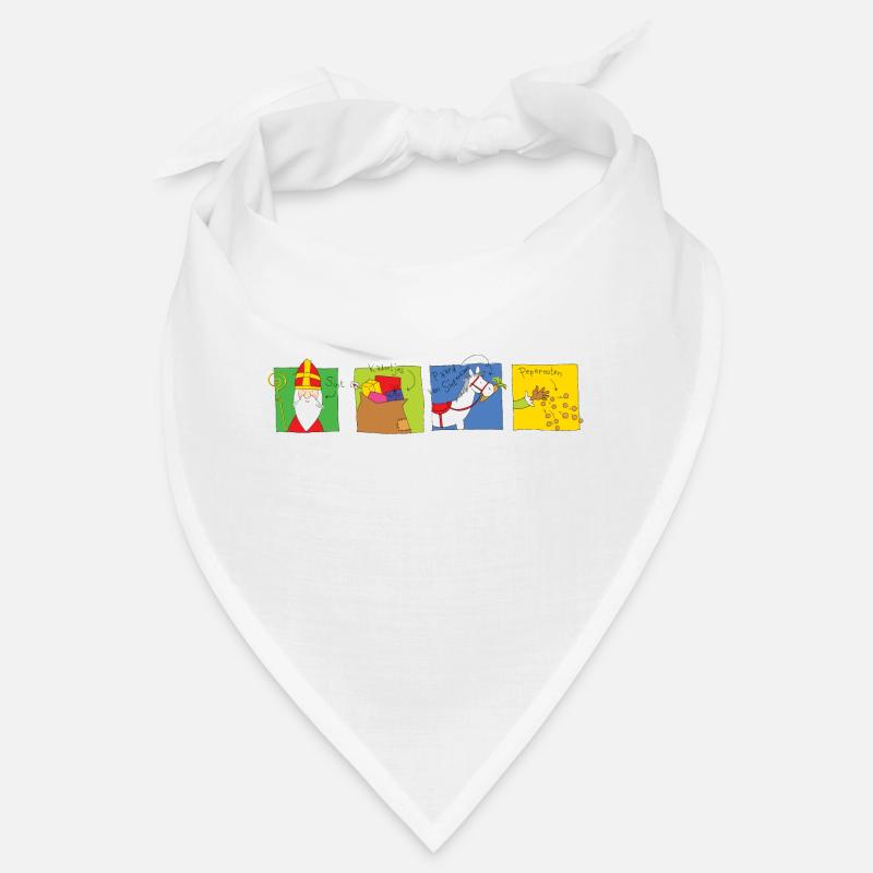 Sinterklaas 4 in einer Reihe Bandana