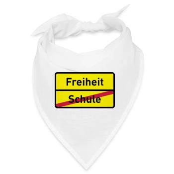 abishirt schulabschluss abimotiv 2010 gymnasium - Bandana - Weiß - Vorne