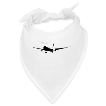B-787 Flugzeug - Bandana - Weiß - Vorne