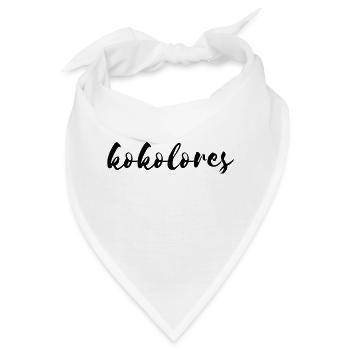 kokolores - Bandana - Weiß - Vorne