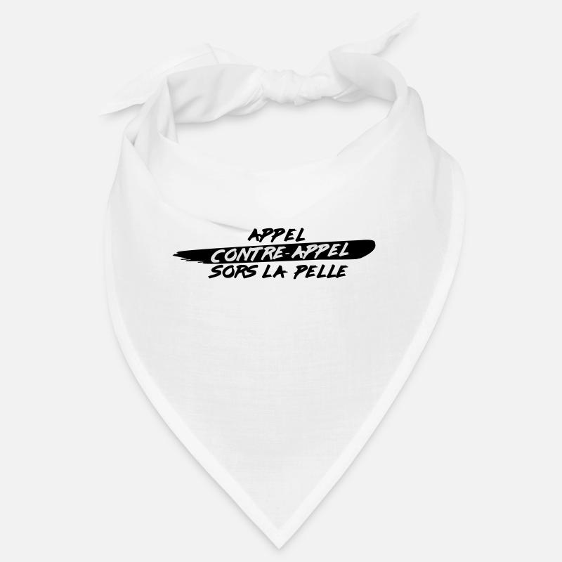 Appel Contre-appel - Bandana - blanc