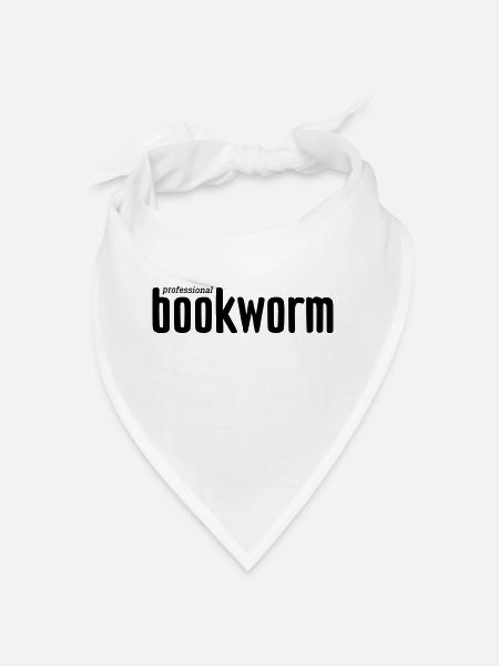 Bookworm - Bandana - white