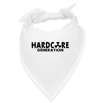 harcore generation / hard core generation - Bandana - Weiß - Vorne