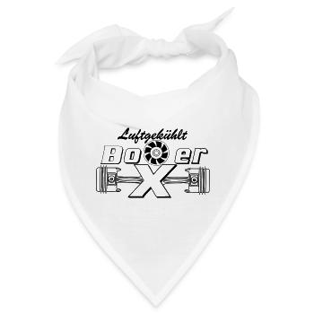 Boxermotor, Boxer, Motor, Luftgekühlt (25) - Bandana - Weiß - Vorne