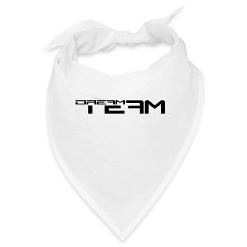 Text Schriftzug Freunde Paar Pärchen Sport Dream T - Bandana - Weiß - Vorne