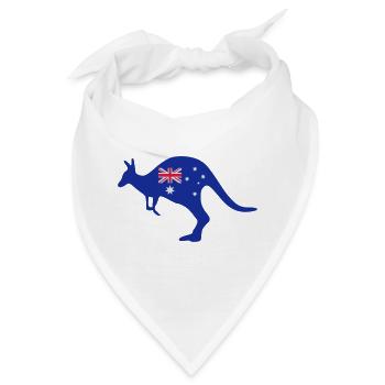 Australien - Bandana - Weiß - Vorne