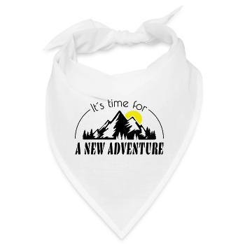new adventure - Bandana - Weiß - Vorne