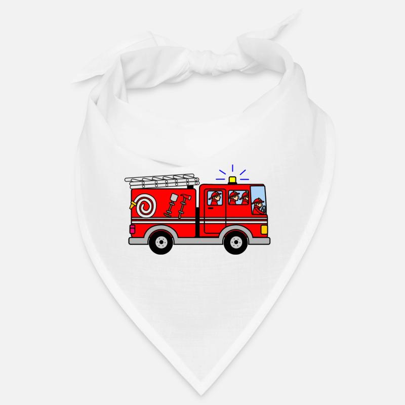 Fire engine with wailing siren Bandana