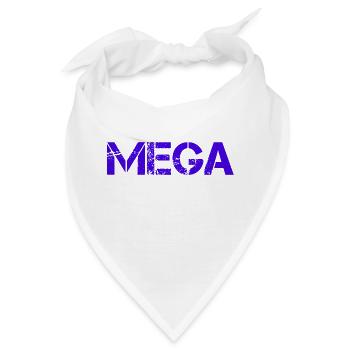 Mega design - Bandana - Weiß - Vorne