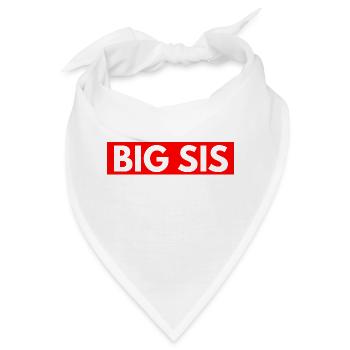 Große Schwester - Bandana - Weiß - Vorne