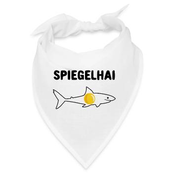Spiegelhai Hai Spiegelei Wortwitz - Bandana - Weiß - Vorne