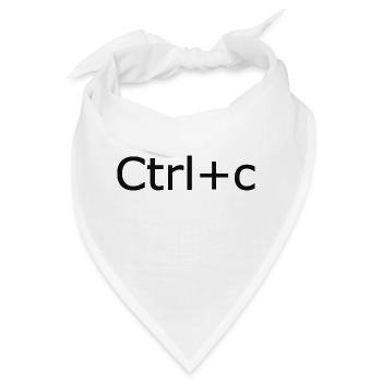 STRG+C - Bandana - Weiß - Vorne