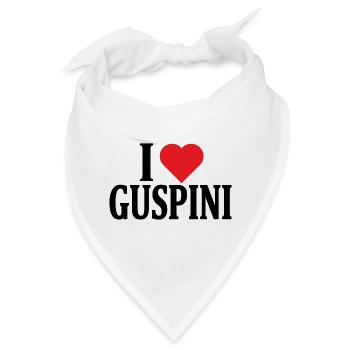 T-shirt Io amo Guspini t-shirt Sardegna - Bandana - Weiß - Vorne