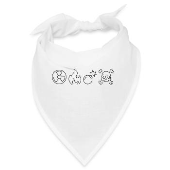Stickers - Bandana - Weiß - Vorne
