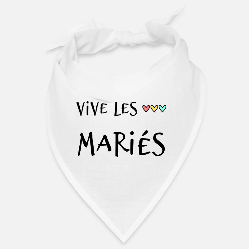 JUST MARRIED. VIVE LES MARIES. EVJF Bandana