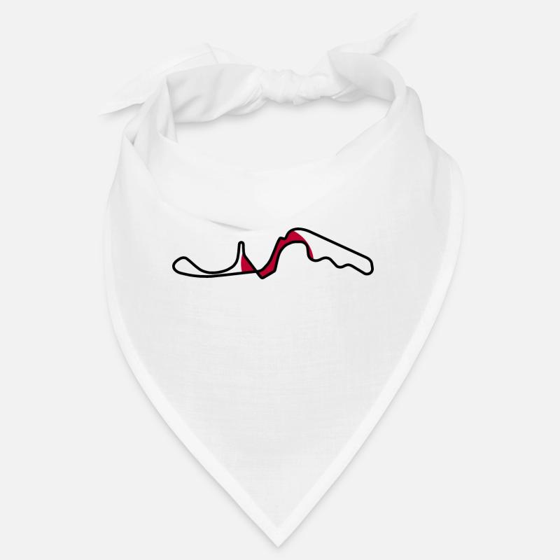 Japan Race Track with Flag Bandana