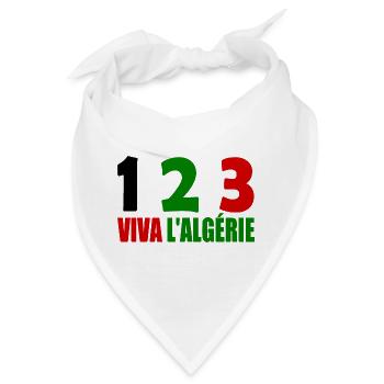 Algerien - Bandana - Weiß - Vorne