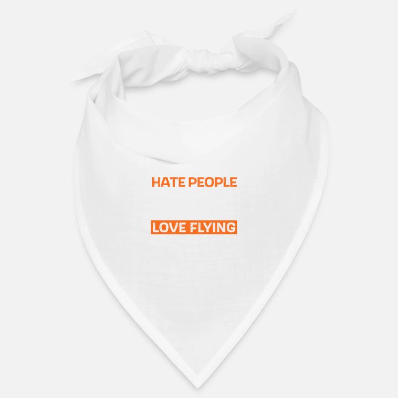 Hate people - love flying Bandana