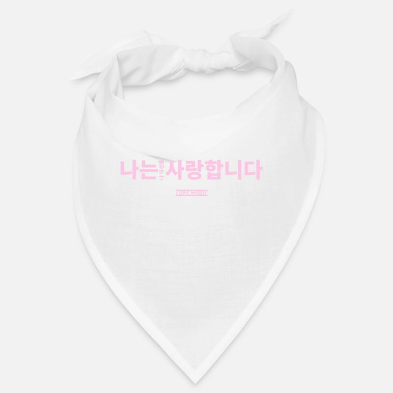Coréen - Bandana - blanc