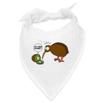 Kiwi vs. Kiwi - Bandana - Weiß - Vorne
