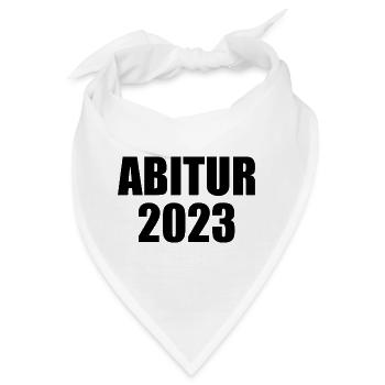 Abitur 2023 - Bandana - Weiß - Vorne