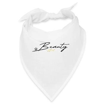 Beauty Girl Crown Black - Bandana - Weiß - Vorne